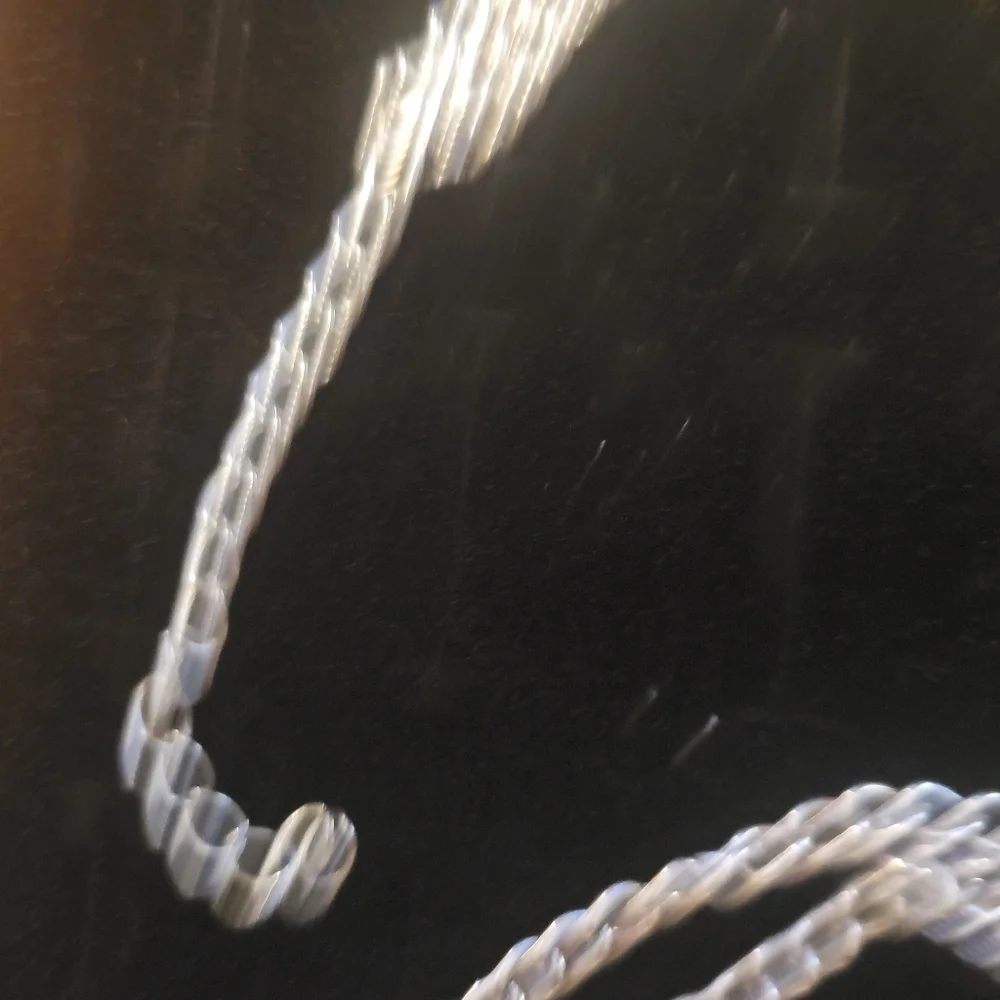 Elegant Silver and Blue Beaded Necklace